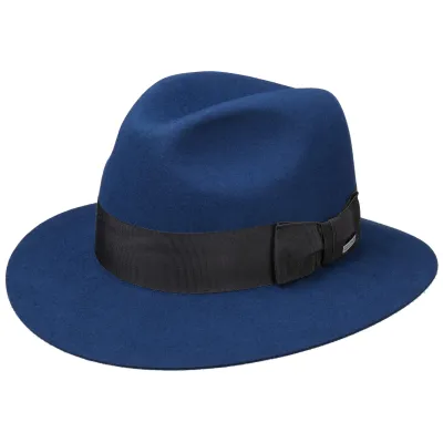 Stetson Blue Fur Felt Traveller Fury Hat Reference: 6557 | Traclet Hat Shop