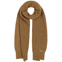 Camel Wool Scarf Camel - Stetson