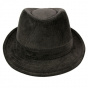 Classic James Black Velvet Trilby Hat
