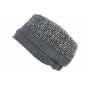 Women's Beanie Hat Hermione Black & Anthracite - Mtm
