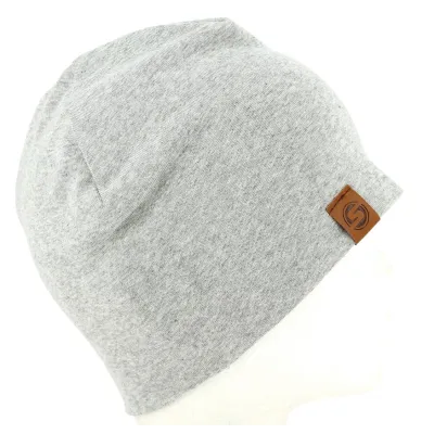 Bonnet Basic Coton Gris- Super Yellow  Reference : 4035 | Chapellerie Traclet