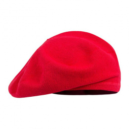 Béret Belza Coton Rouge Écarlate - Héritage par Laulhère