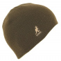 Short Acrylic Pull-On Cuffless Brown Beanie - Kangol