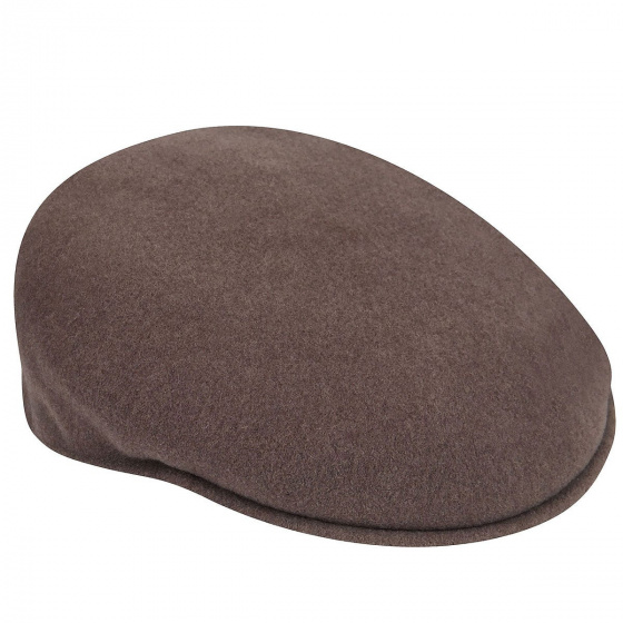 Casquette Plate Kangol 504 Taupe  Casquette Plate Kangol 504 Taupe