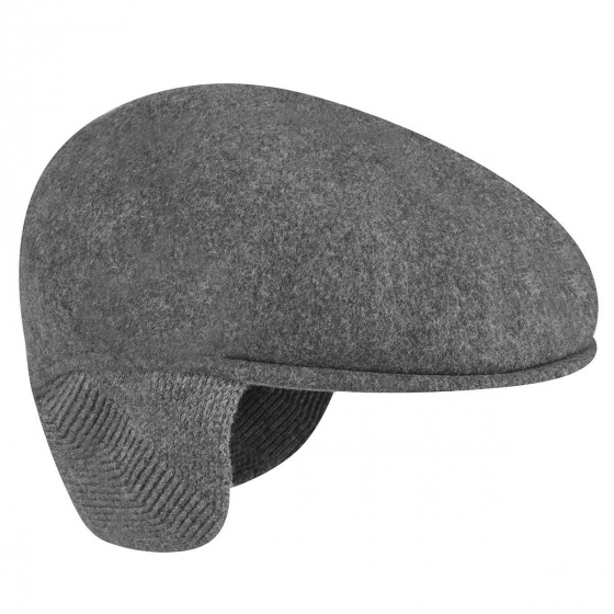 Anthracite Ear Flap Cap - Kangol Anthracite Ear Flap Cap - Kangol