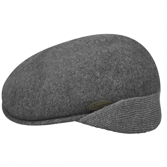 Casquette Cache-Oreilles Anthracite - Kangol