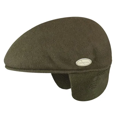 Casquette cache-oreilles kaki - Kangol  Reference : 4147 | Chapellerie Traclet