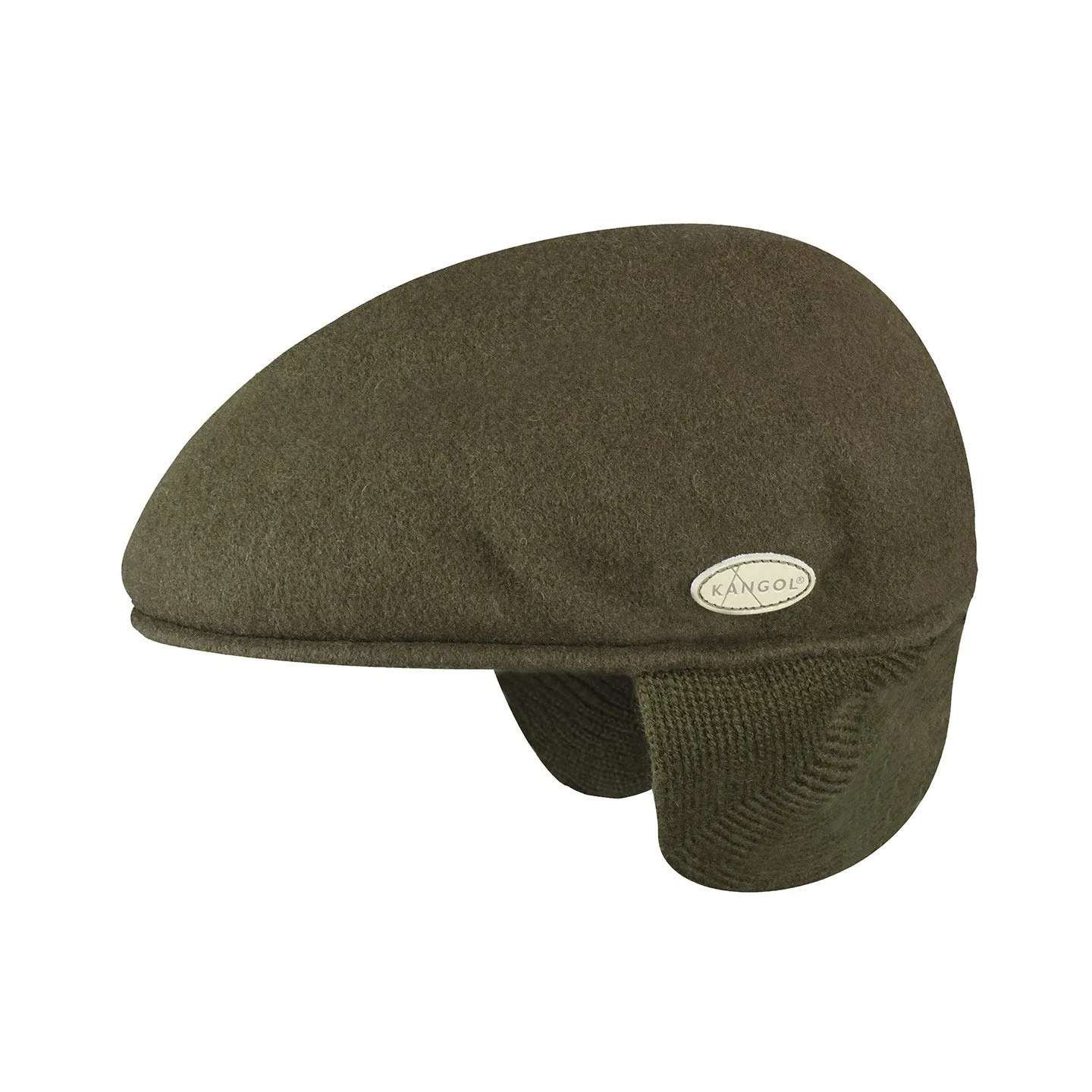 Casquette cache-oreilles kaki - Kangol  Reference : 4147 | Chapellerie Traclet