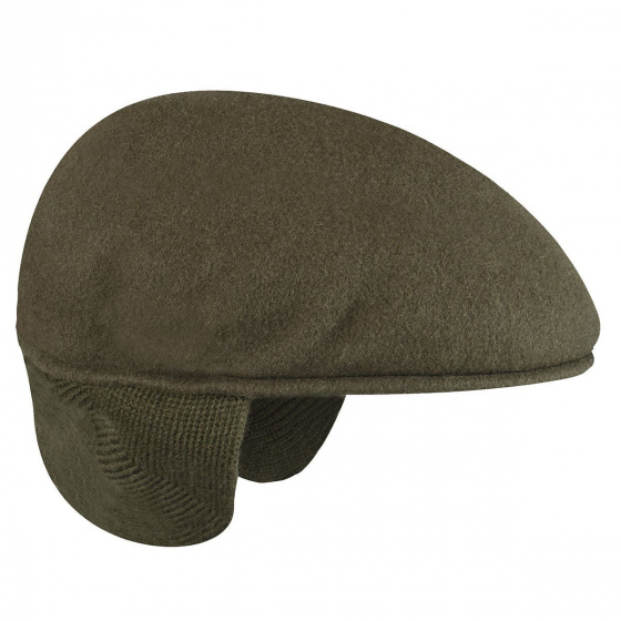 Casquette Cache-Oreilles kaki - Kangol