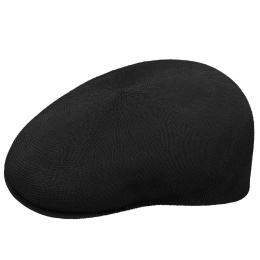 Kangol Tropic 504 Black Flat Cap
