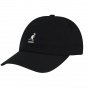 Washed Baseball Cap Cotton Black - Kangol