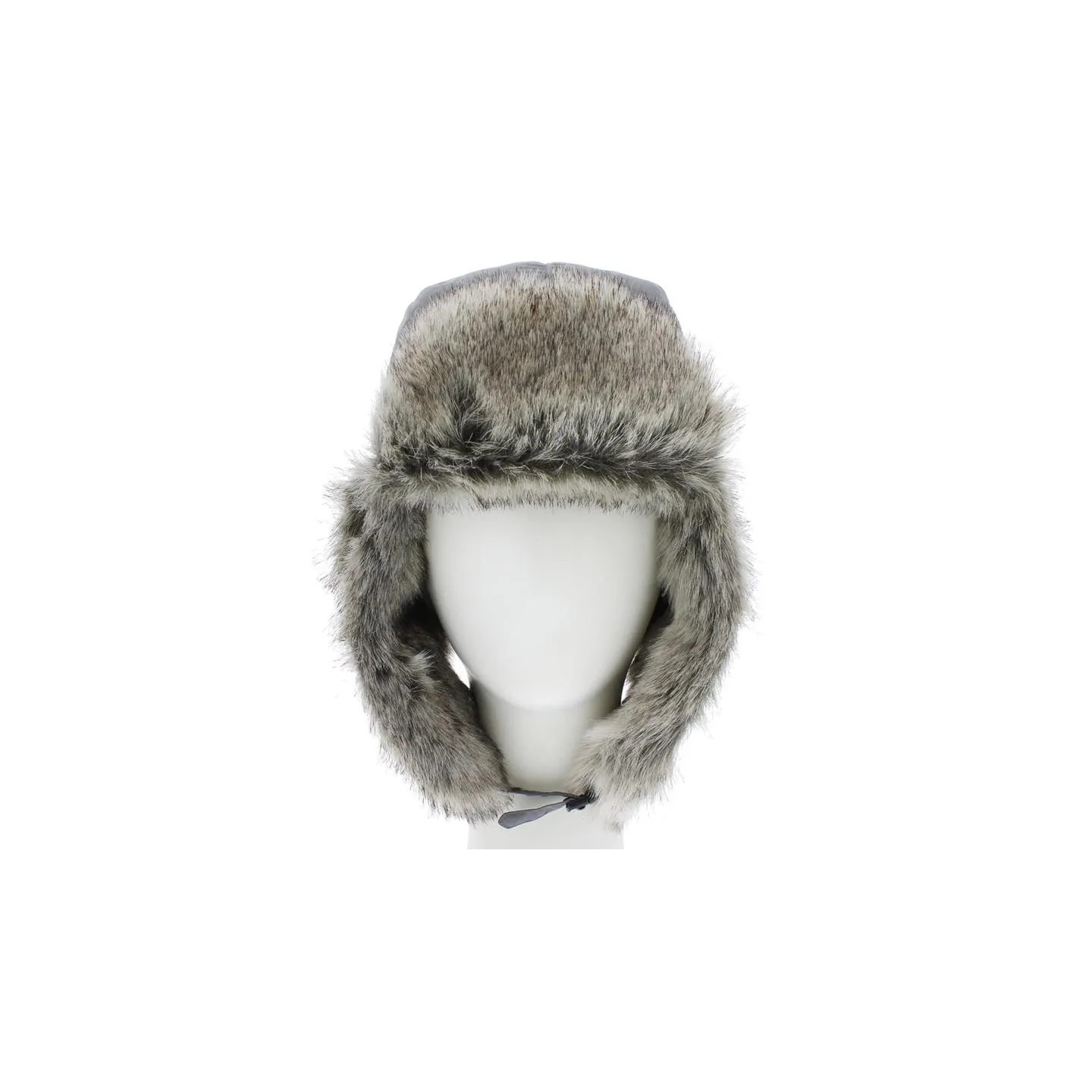 Chapka Fausse Fourrure Gris Foncé- Herman Reference : 7214 | Chapellerie Traclet