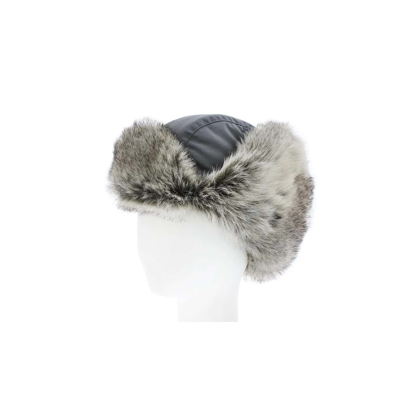 Chapka Fausse Fourrure Gris Foncé- Herman Reference : 7214 | Chapellerie Traclet