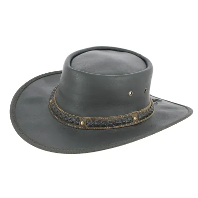 chapeau cuir buffle - achat chapeaux cuir Reference : 1387 | Chapellerie Traclet