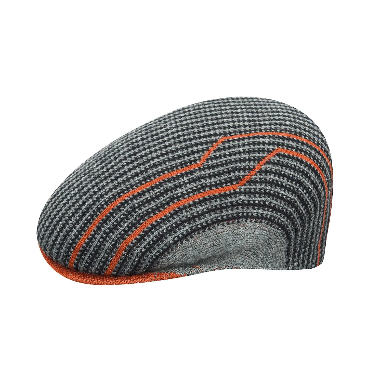 Switchboard 504 Flat Cap Orange & Grey - Kangol Reference: 4594 | Traclet Hat Shop