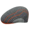 Casquette Plate Swithboard 504 Orange & Grise- Kangol  Reference : 4594 | Chapellerie Traclet