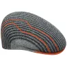 Casquette Plate Swithboard 504 Orange & Grise- Kangol  Reference : 4594 | Chapellerie Traclet