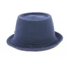 Chapeau PorkPie Wool Mowbray Bleu Marine- Kangol Reference : 9057 | Chapellerie Traclet