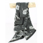 Gray Floral Cashmink Scarf - Traclet