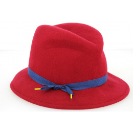 Chapeau cloche Natalina - Rouge 
