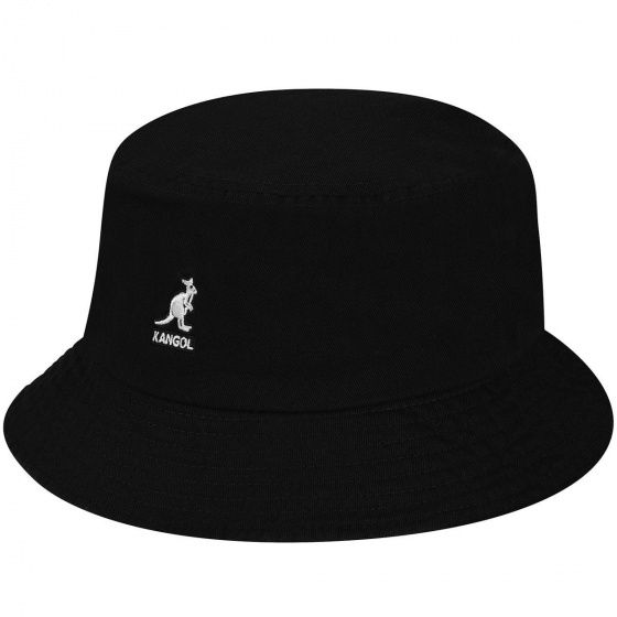 Bob Washed Coton Noir - Kangol