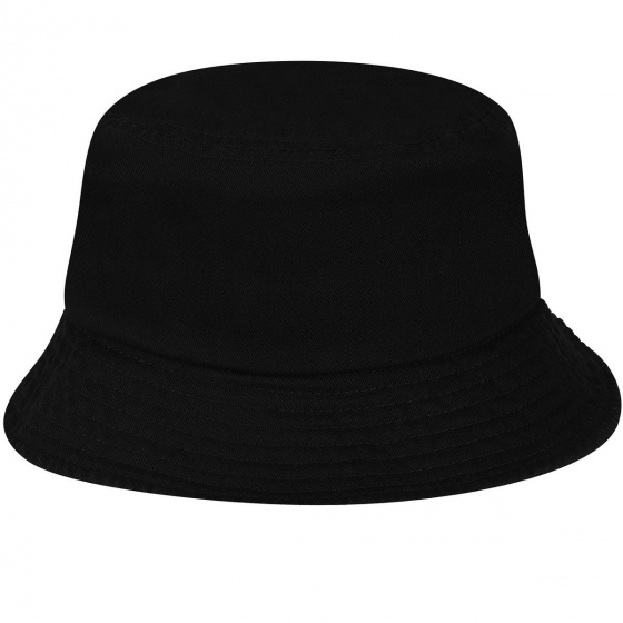 Black Cotton Washed Bucket Hat - Kangol