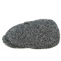 Black and White Rimini Tweed Hatteras Cap - Traclet