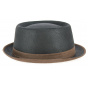 Black & Brown Tapani Porkpie Hat - Maronera Raffaele