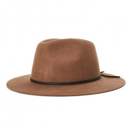 Wesley Traveller Hat in Bison Wool Felt - Brixton