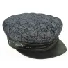 Casquette Marin Hermione Noire & Grise- Mtm  Reference : 3022 | Chapellerie Traclet