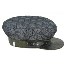 Black & Grey Hermione Sailor Cap - Mtm