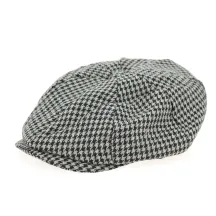 Casquette Irlandaise Pied de Poule Grise- Traclet Reference : 7868 | Chapellerie Traclet