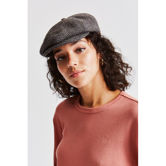 Casquette Brood Laine Noir & Marine- Brixton