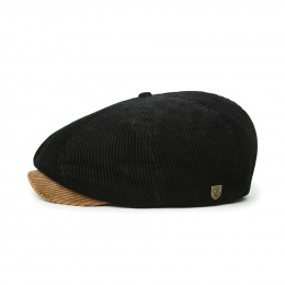 Brown & Black Velvet Brood Cap - Brixton