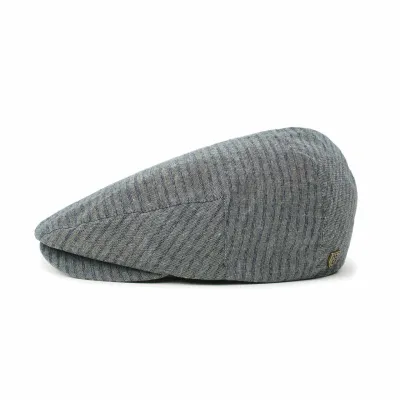 Hooligan Flat Cap Cotton Navy Blue & Gray - Brixton  Reference: 5559 | Traclet Hat Shop