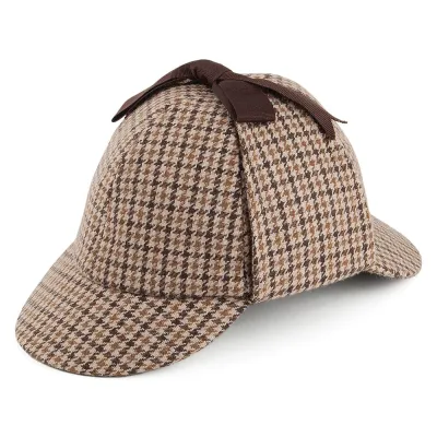 Casquette Sherlock Holmes - Deerstalker Reference : 9808 | Chapellerie Traclet