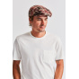 Hooligan Wool Cap Brown & Burgundy - Brixton