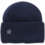 Navy Blue Wool The Buoy Beanie - Coal