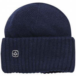 Navy Blue Wool The Buoy Beanie - Coal