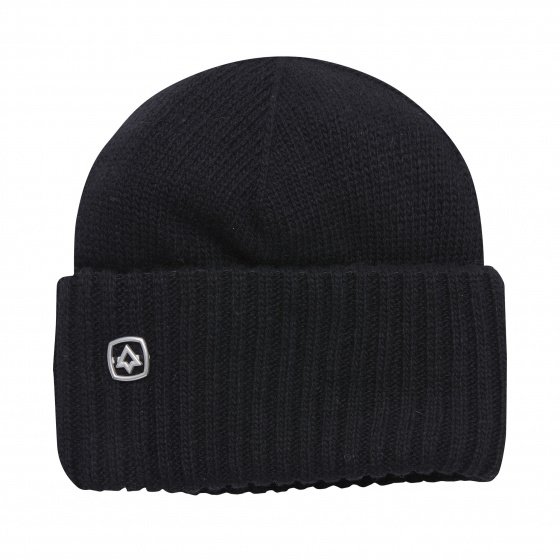 The Buoy Wool Beanie Black - Coal