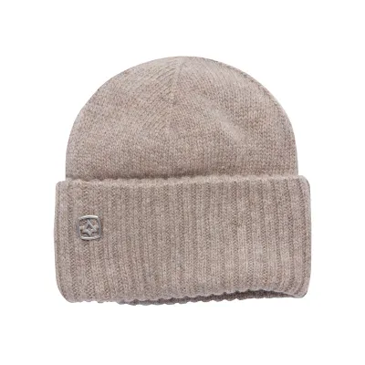 Bonnet The Buoy Laine Mushroom- Coal  Reference : 4164 | Chapellerie Traclet