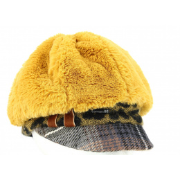 Talange Mustard Newsboy Cap - Traclet