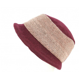 Illiat Wool Plum Bucket Hat - Traclet