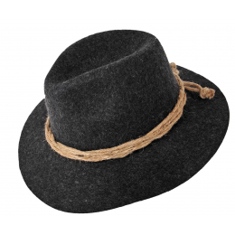 Maintal Traveller Hat Anthracite Wool Felt - Traclet