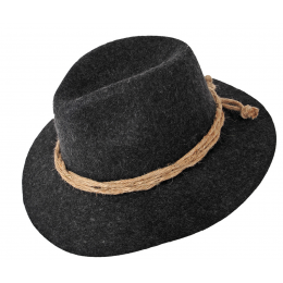 Traveller Maintal Hat Felt Wool Anthracite- Traclet