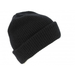 Cuffed Beanie Iggio Cashmere Black - Traclet