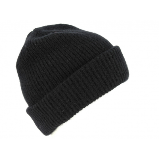 Cuffed Beanie Iggio Cashmere Black - Traclet