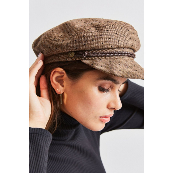 Ashland Wool Brown & Black Cap - Brixton