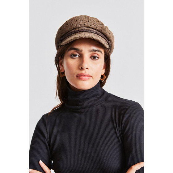 Ashland Wool Brown & Black Cap - Brixton