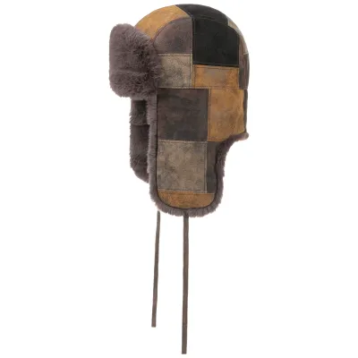 Chapka Cuir Hayward Patchwork - Stetson Reference : 6174 | Chapellerie Traclet